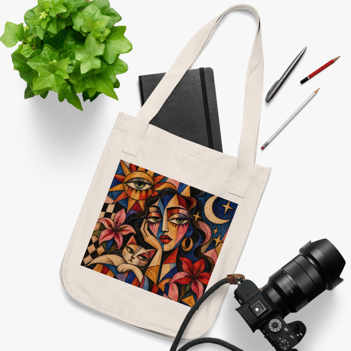 Midnight Muse 🌙 | Vintage Art Tote Bag