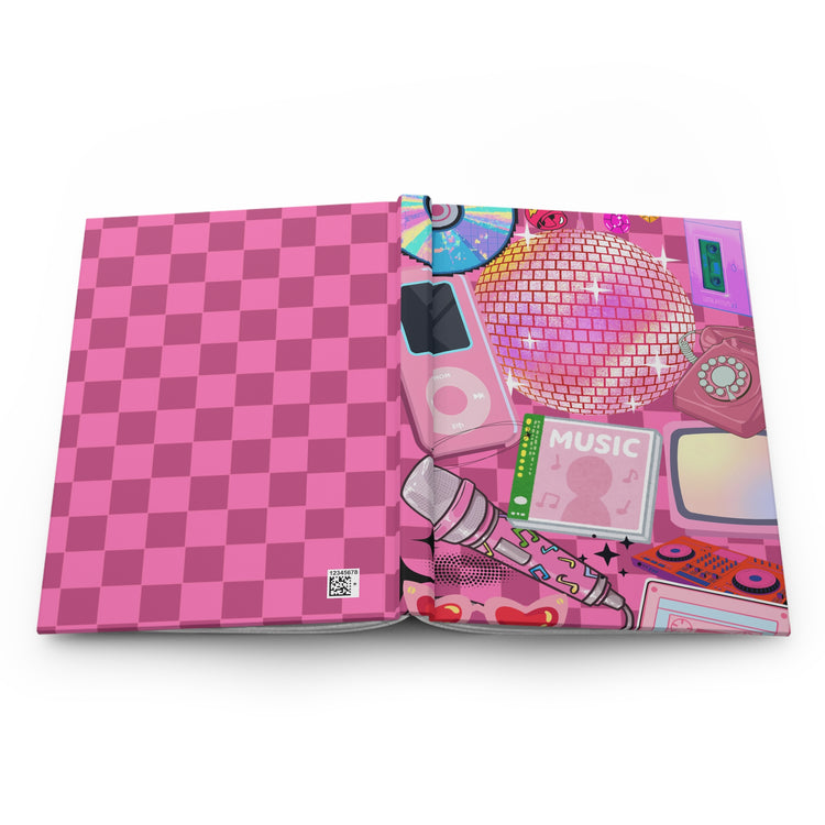 Disco Doll 💿 | Pink Y2K Aesthetic Notebook