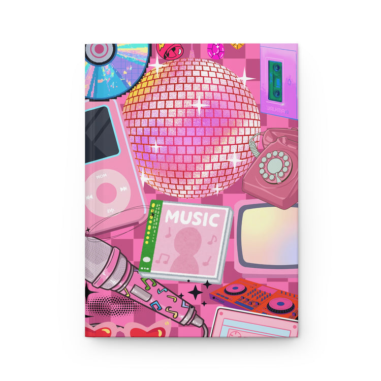 Disco Doll 💿 | Pink Y2K Aesthetic Notebook